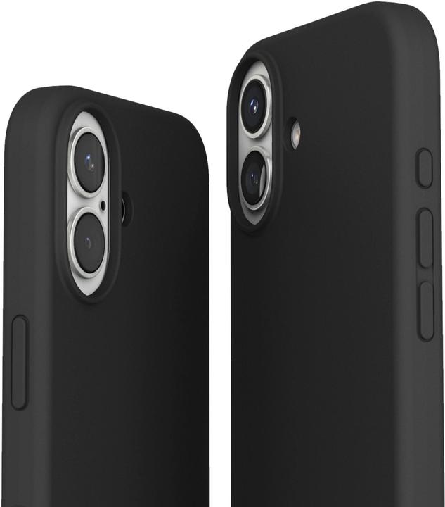 Actual product image Vonmählen Soft Silicone Case for iPhone 16 Black (Apple iPhone 16)