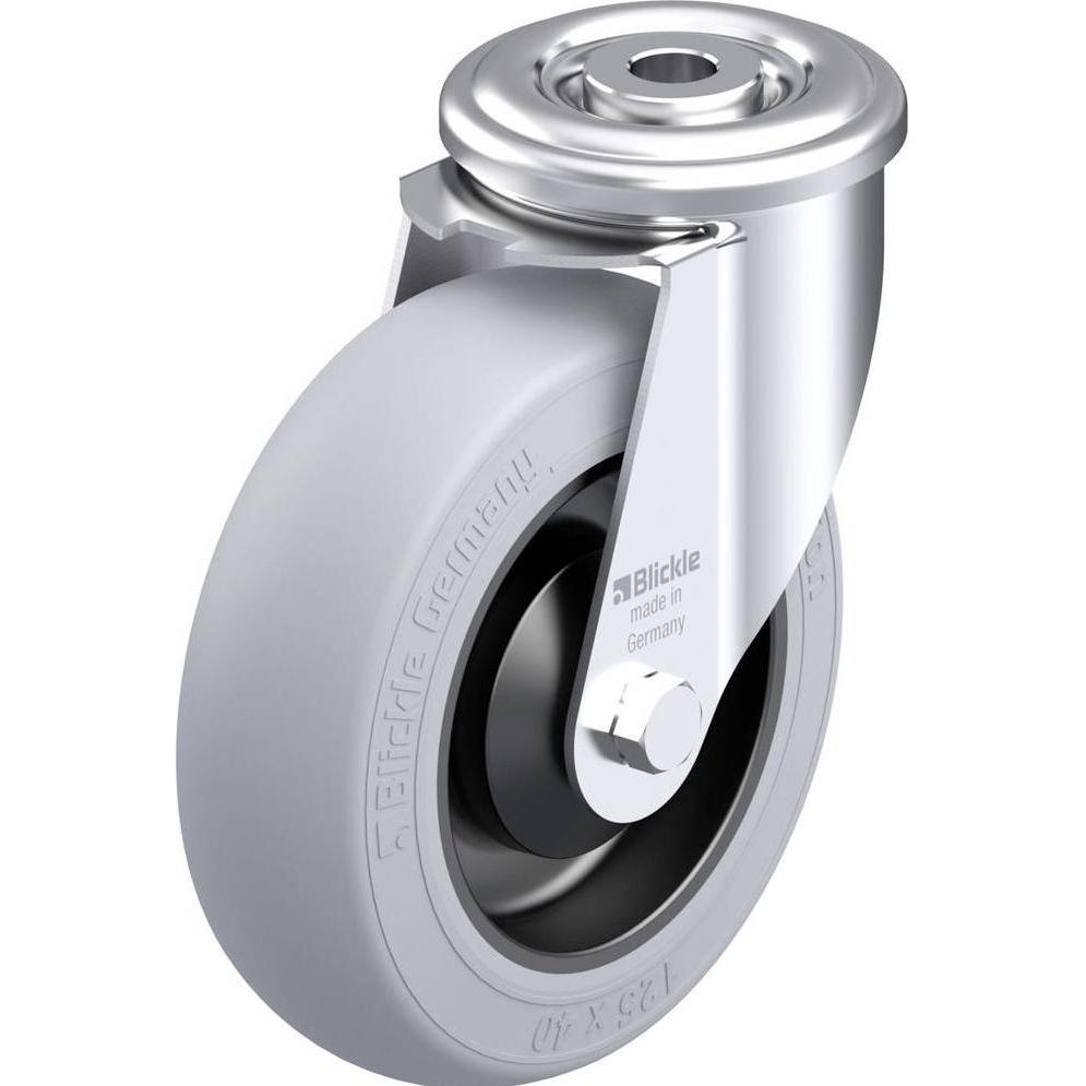 Blickle, Ruote + Rotelle, 921772 LER-POES 125KA-SG Stahlblech-Lenkrolle Rad-Durchmesser: 125 mm Tragfähigk