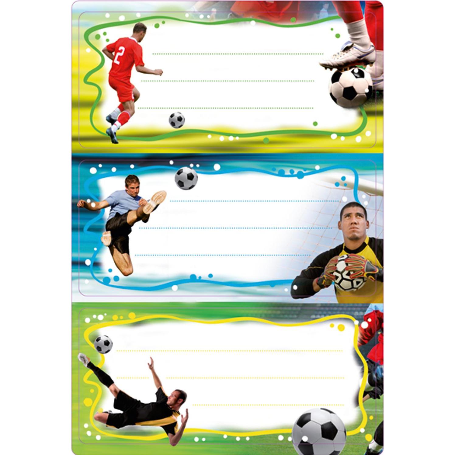 Herma, Etiketten, Schuletiketten Fussball