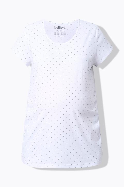 Produktbild Ulla Popken Bellieva-T-Shirts, 2er-Pack, Kurzarm, seitl. Raffung, GOTS (58)