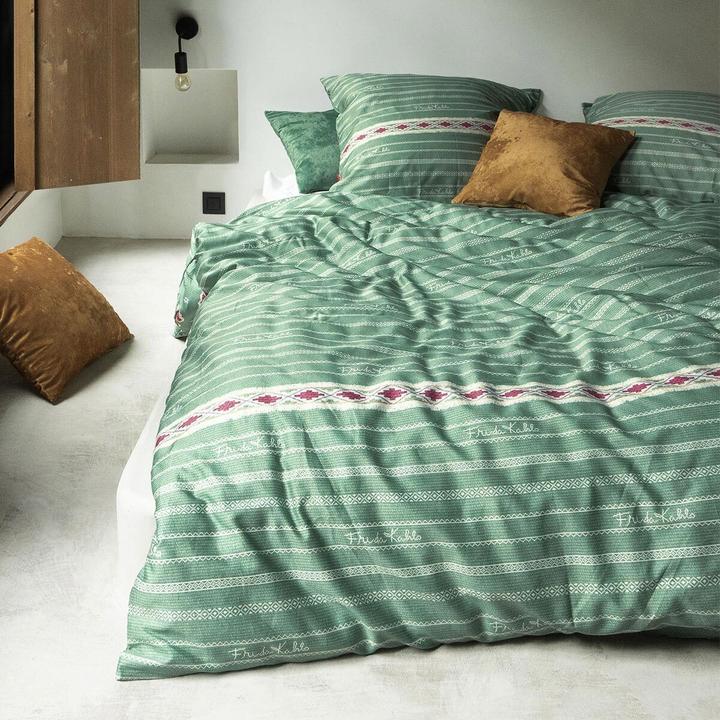 Produktbild Irisette Mako-Satin Bettwäsche Playa 8580 grün (Bettwäsche Set, 135x200 cm + 80x80 cm)