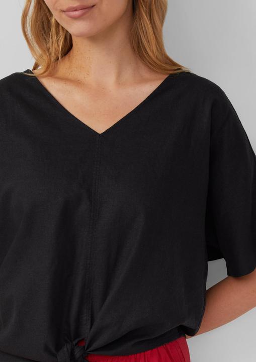 Immagine prodotto s.Oliver Bluse Verkürzte Leinenmix-Bluse im Relaxed Fit (32)