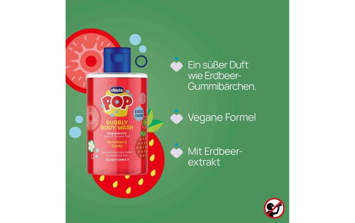 Produktbild Chicco Duschmittel Bubbly Erdbeere 300 ml
