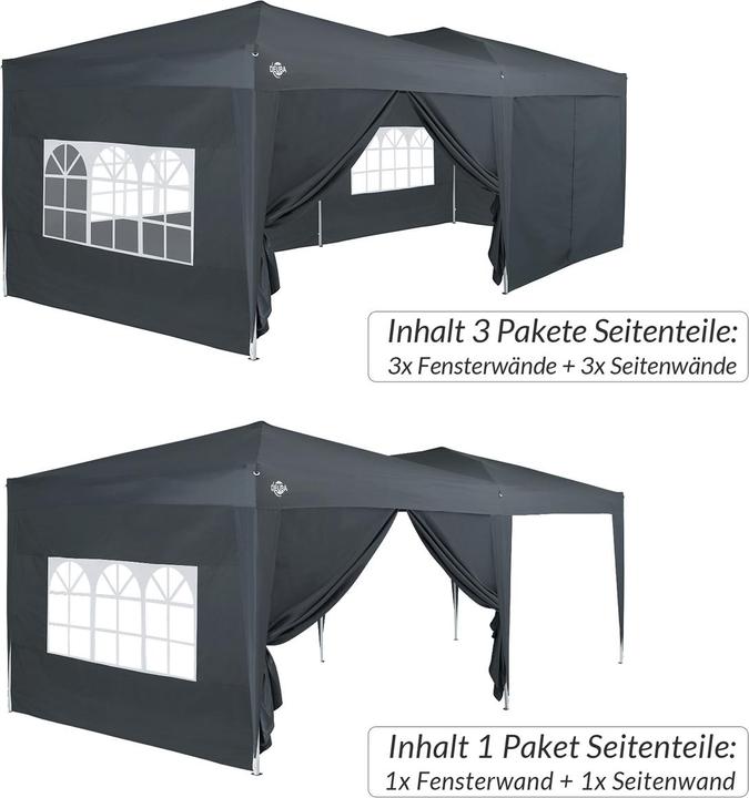 Produktbild Deuba 2x Seitenwände (300 cm, 200 cm)