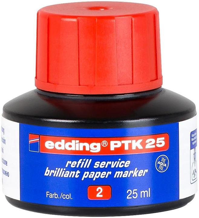 Image du produit Edding Recharge 25ml, rouge