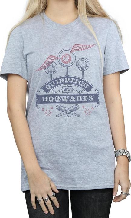 Produktbild Quidditch At Hogwarts Boyfriend Fit TShirt (3XL)