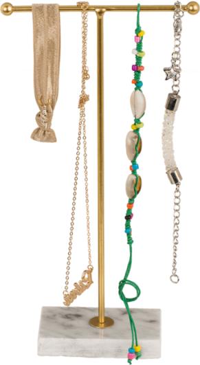 Produktbild Out of the blue Goldener Metall-Schmuckhalter, T-Form