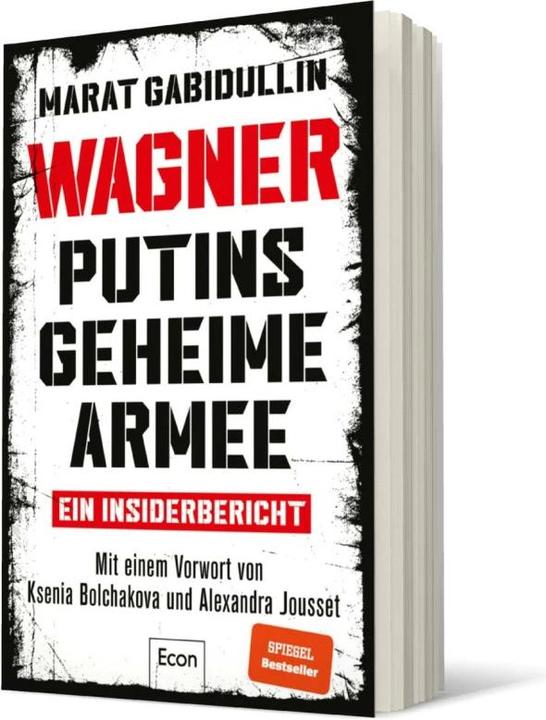 Actual product image WAGNER – Putins geheime Armee (German, Marat Gabidullin, 2022)