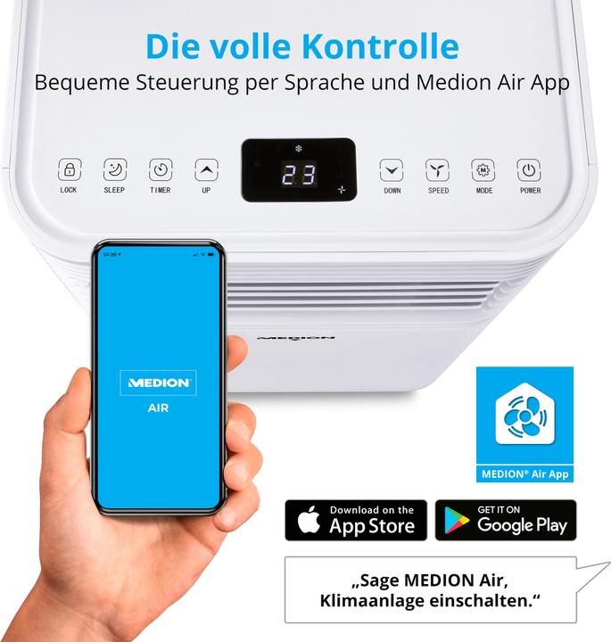 Produktbild Medion MD 37215 (25 m², 7000 BTU/h)