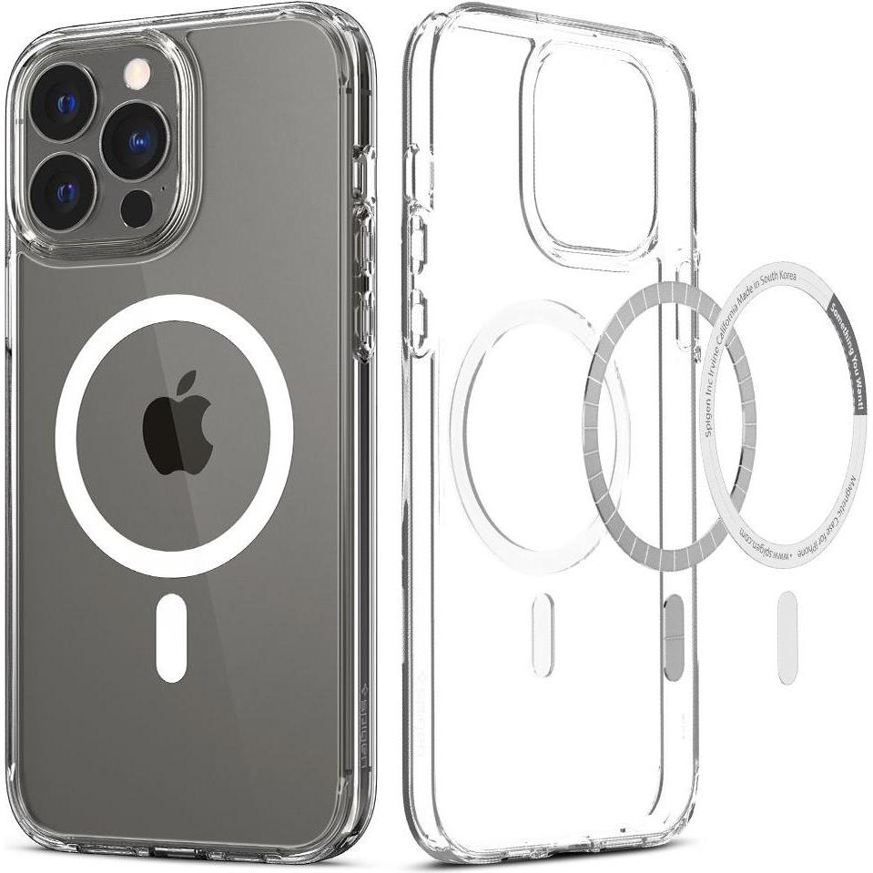 Spigen Ultra Hybrid Mag (Apple iPhone 13 Pro), Smartphone Hülle, Weiss