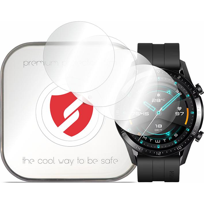 Smart Protection - Premium Classic (4 pack) - Huawei Watch GT 2 46mm - Clear, Smartwatch Zubehör, Transparent