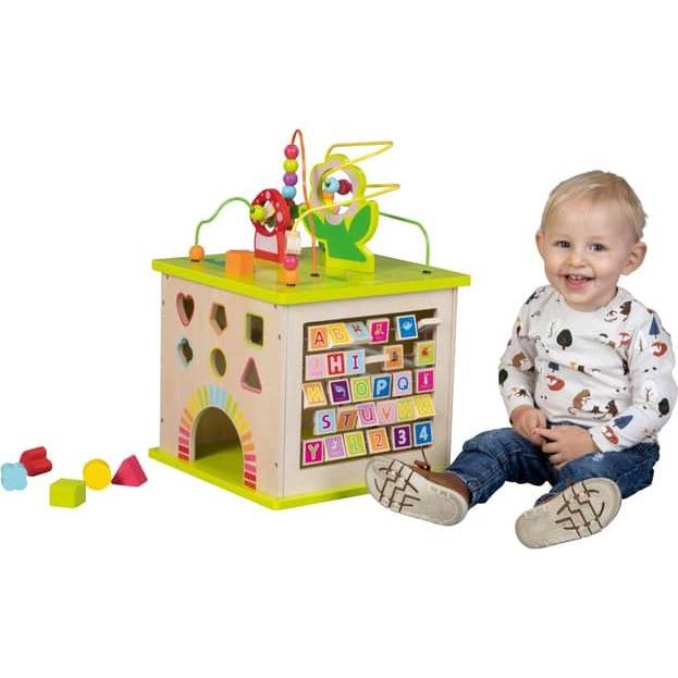 Thumbnail - Besttoy Activity-Würfel - aus Holz - ca. 35 x 35 x 54 cm