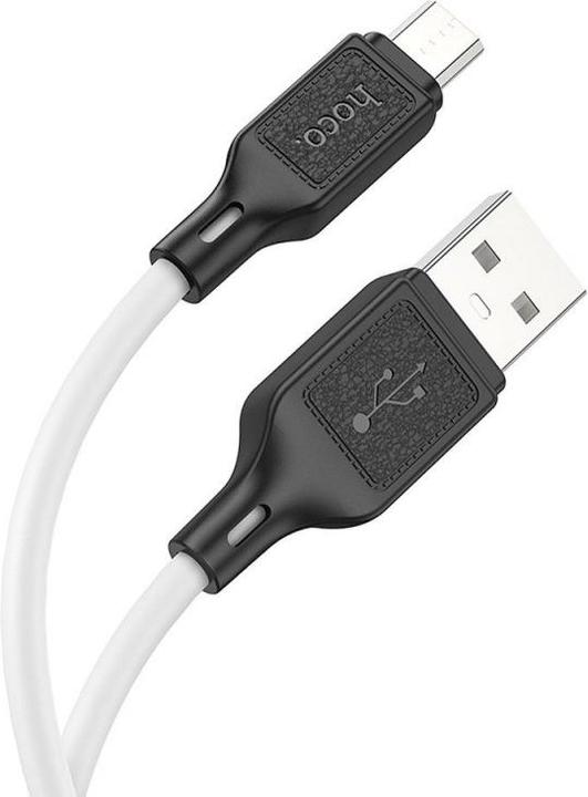 Image du produit Hoco USB-A to microUSB X90, 18W, 2A, 1m, blanc (1 m, USB 3.0, 18 W)