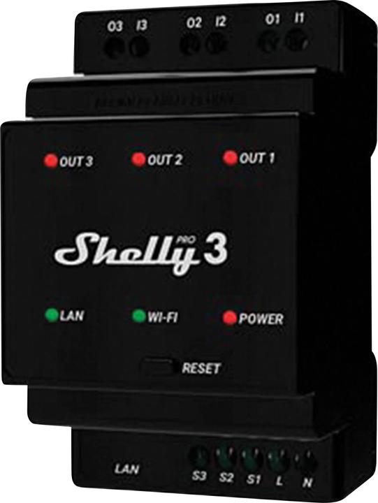 Shelly Pro 3 (Schaltaktor)