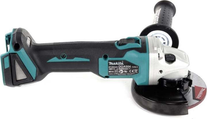 Actual product image Makita Angle grinder DGA504ZJ, without battery (125 mm)