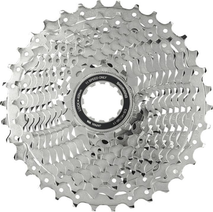 Actual product image Shimano 105 CS-HG700 Cassette (11-speed, 11-34)
