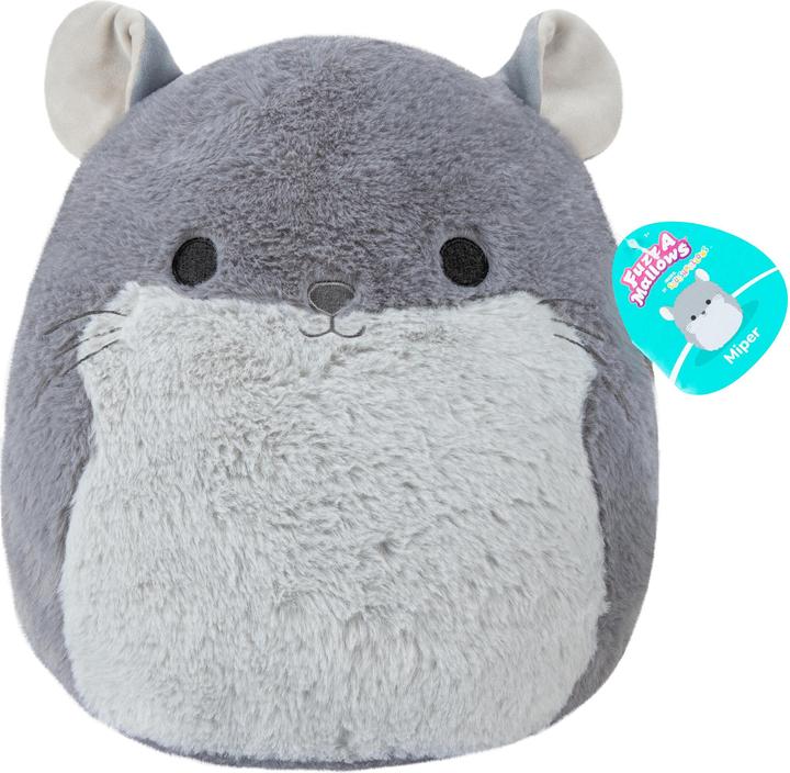 Actual product image Squishmallows Fuzz A Mallows - Miper Chinchilla (30 cm)