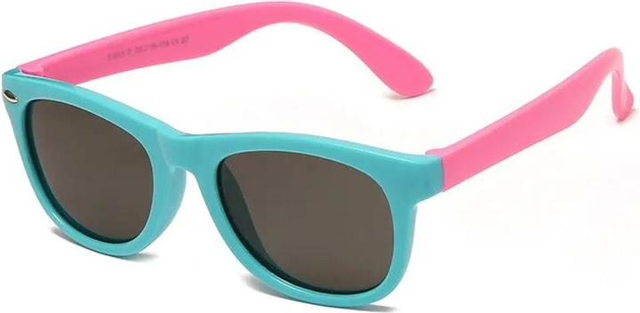 Image du produit Techsuit - Sunglasses Polarised (8306-C32) - for Babies, Square Shape - Blue / Pink