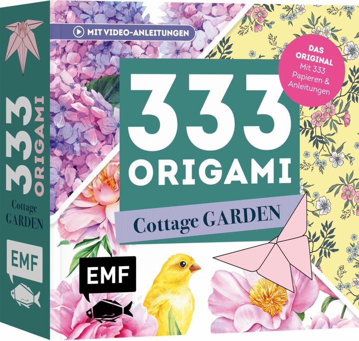 Origami Wunderschöne Papiere falten für Blumen-Fans (Deutsch, herausgegeben von Edition Michael Fischer, 2025)