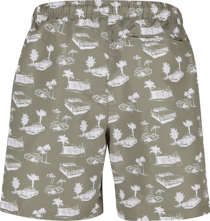 Actual product image Urban Classics Pattern Swim Shorts - 4984 (4XL)