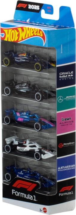 Productafbeelding 0 Hot Wheels Formule 1 5-pack