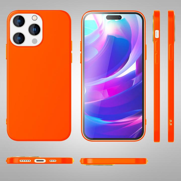 Productafbeelding Nalia Neon Silicone Hoesje (Apple iPhone 14 Pro Max)