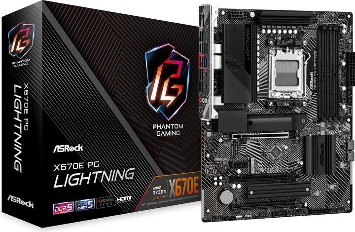 Produktbild AsRock X670E PG Lightning (AM5, AMD X670E, ATX)