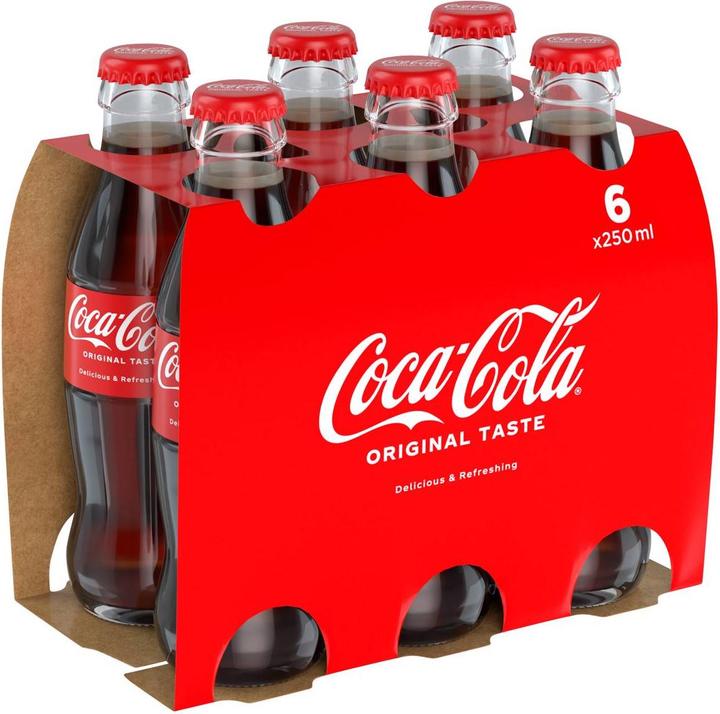 Actual product image Coca Cola Coca-Cola (6 x 25 cl)