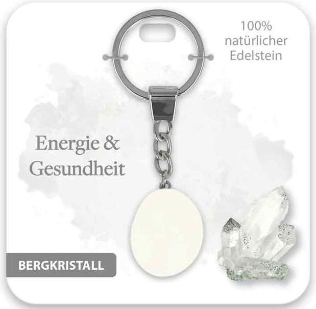 BB Klostermannn Schlsselanhnger Edelstein Bergkristall
