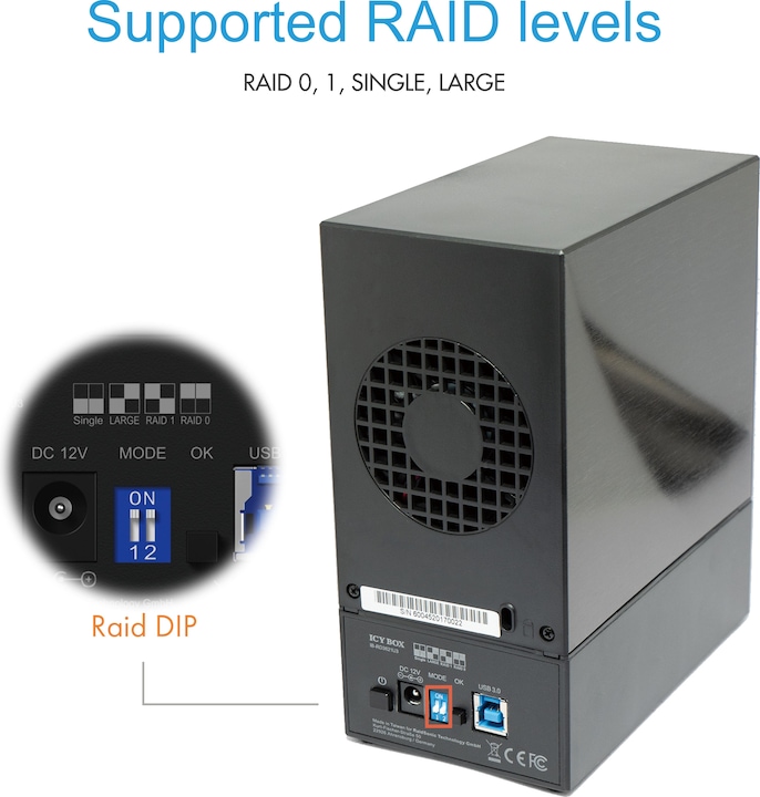 Actual product image Icy Box Ib-Rd3621u3 (3.5")