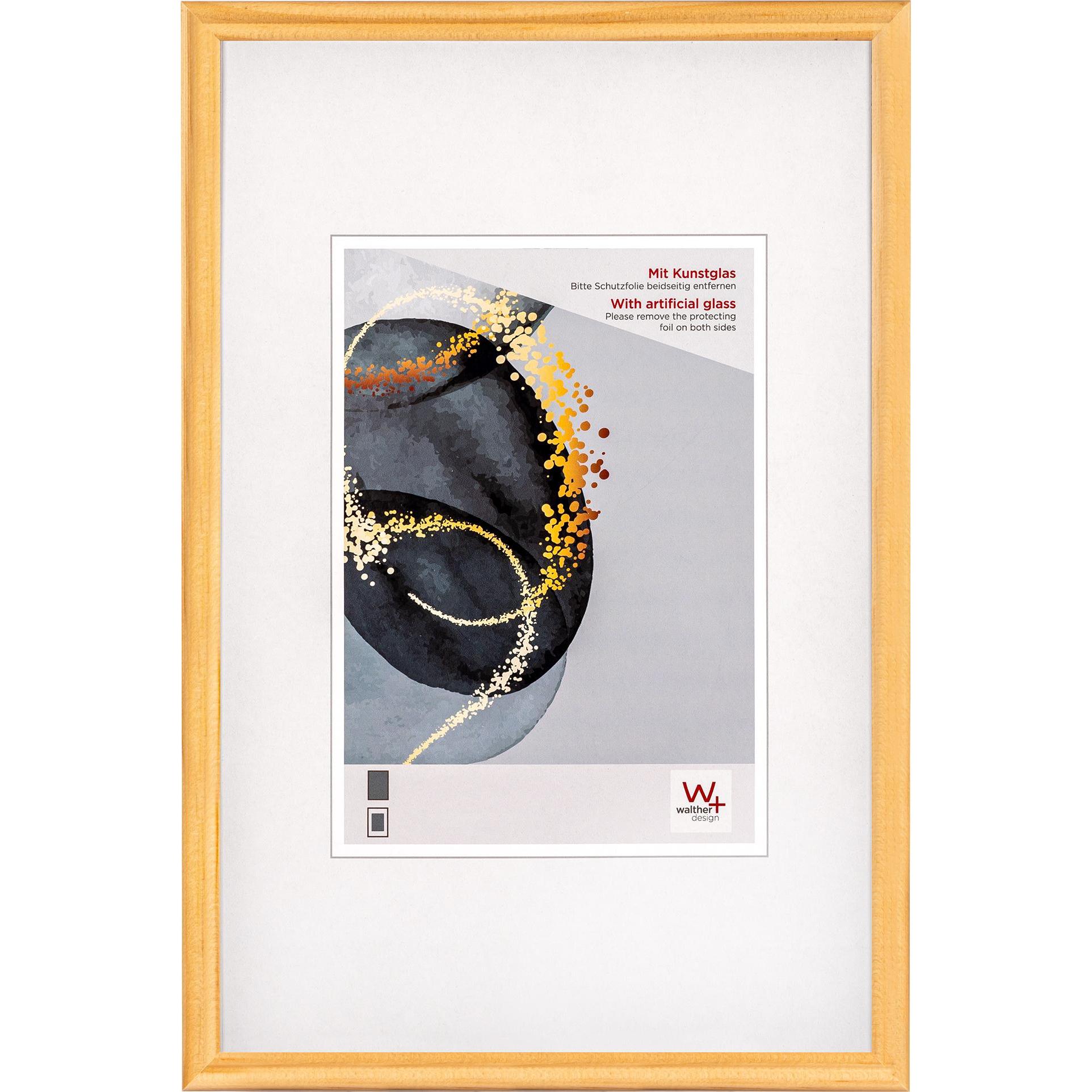 Walther Design, Bilderrahmen, Select Holzrahmen mit Kunstglas (10 x 15 cm)