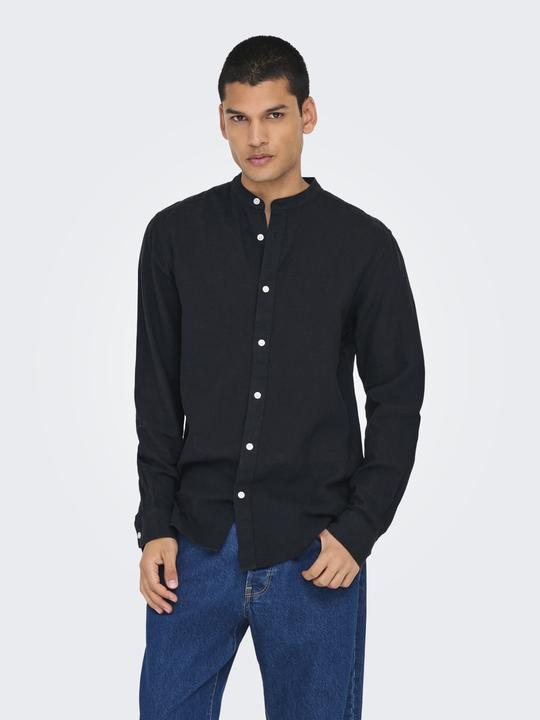 Produktbild Only & Sons Onscaiden Ls Solid Linen Mao Noos (XXL)