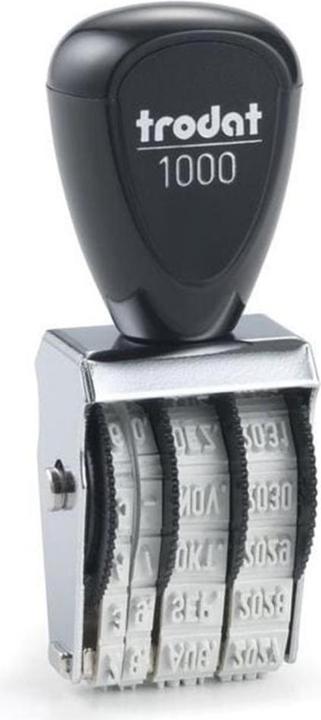 Trodat Wort- und Datumsstempel 1000 D 3 x 18