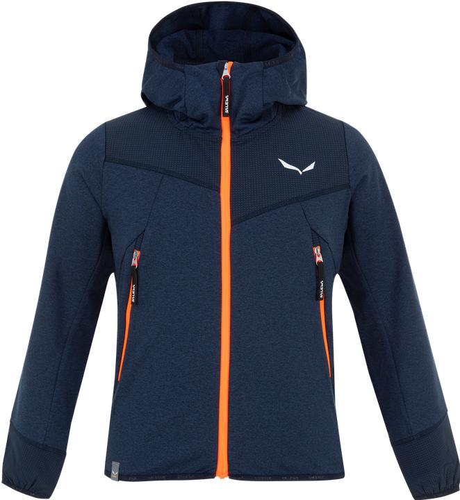 Produktbild Salewa Agner Melange Polarlite Full Zip Kinder Kapuzenjacke (152)