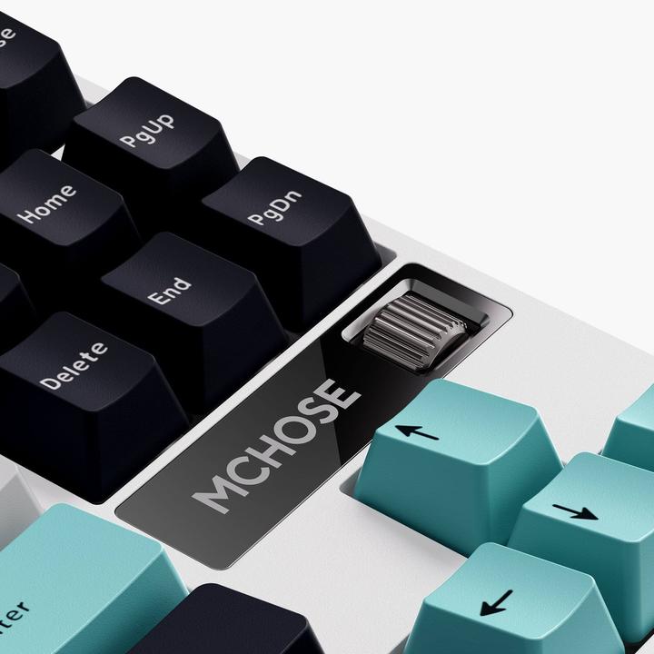 Actual product image Mchose G87 Cyan Blue Cabbage Tofu (US, Cable, Wireless)