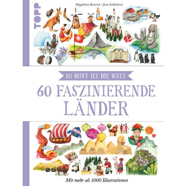 60 faszinierende Länder, Kinderbücher von Jana Sedláčková