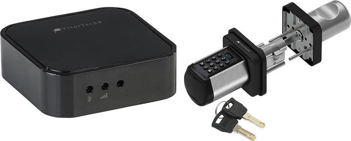 Actual product image VisorTech Electronic door lock cylinder