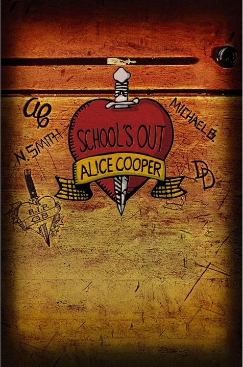 Image du produit Alice Cooper Affiche textile School's Out
