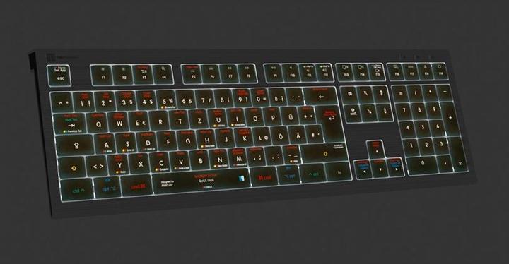 Immagine prodotto Logickeyboard macOS X Shortcuts Astra 2 IT (Mac) (DE, Cablato)