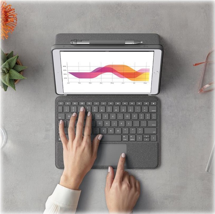 Produktbild Logitech COMBO TOUCH FOR IPAD (10TH GEN) (Eng. Int., iPad 2022 (10. Gen))