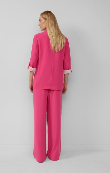 Produktbild S.Oliver Indoor-Blazer Crêpe-Blazer mit 3/4-Ärmeln und Raff-Details (34)