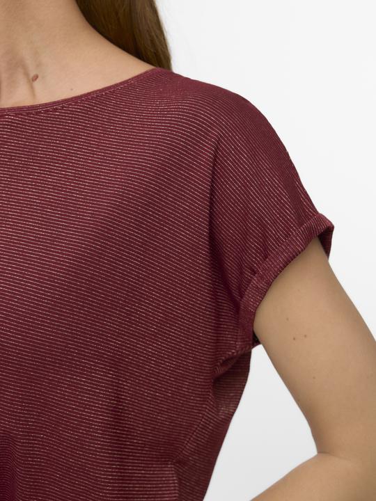 Actual product image Vero Moda Vmlava Glitter Ss Top Stripe Ga Jrs Noos (XS)