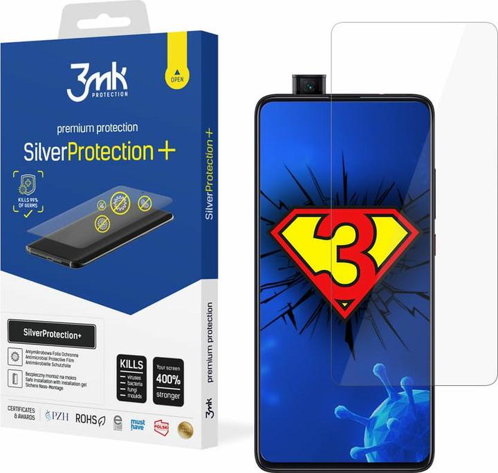 Productafbeelding 3MK SilverProtection+ voor Xiaomi Mi 9T/9T Pro (1 Stuk, Xiaomi Mi 9T Pro, Xiaomi Mi 9T)