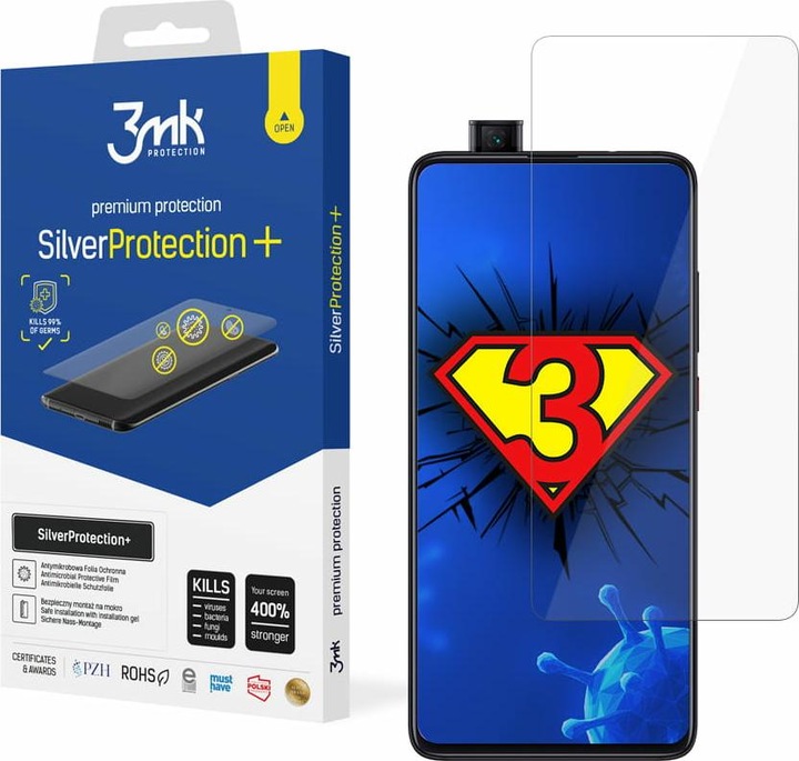 Actual product image 3MK SilverProtection+ do Xiaomi Mi 9T/9T Pro (1 Piece, Mi 9T Pro, Mi 9T)