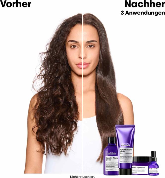 Actual product image L'Oréal Professionnel L'Oreal Keratin Alpha Sleek Shampoo 500ml (Liquid shampoo, 500 ml)