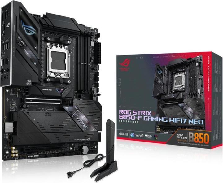Productafbeelding ASUS ROG STRIX B850-F GAMING WIFI7 NEO (AMD,AM5,DDR5,ATX) (AM5, AMD B850, ATX)