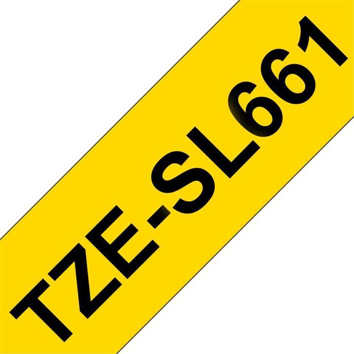 Productafbeelding Brother Schrijfband TZe gelamineerd (4 cm, Geel)