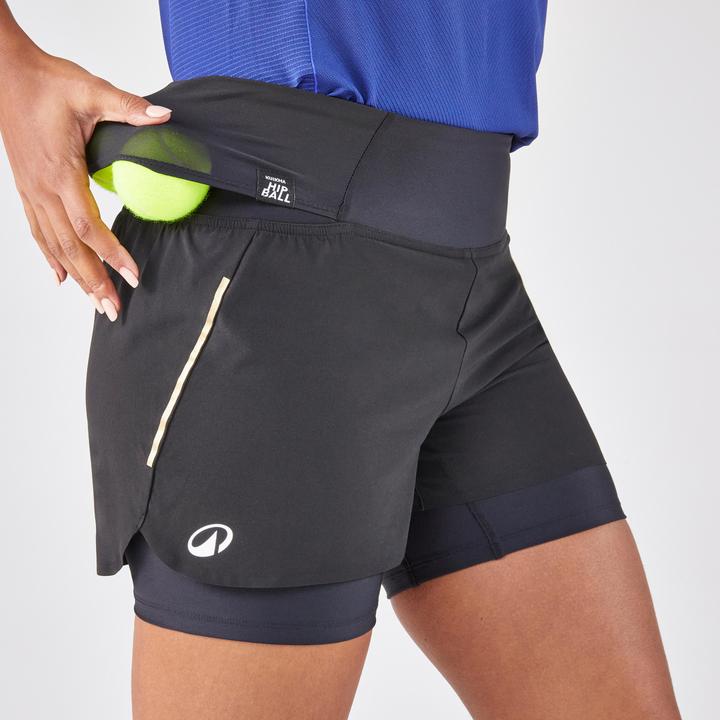 Produktbild Artengo Damen Tennis Shorts - TSH Light Hip Ball schwarz (M)