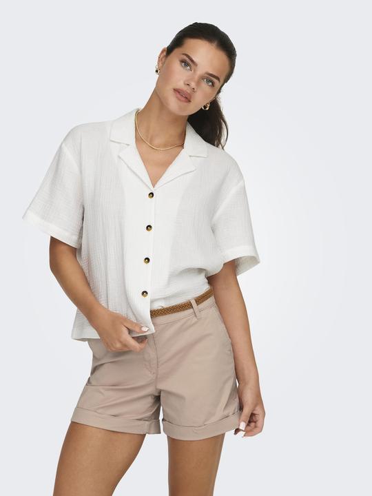 Produktbild JdY Locker geschnitten Resort Kragen Tief angesetzte Schulter Hemd Hemd (L)