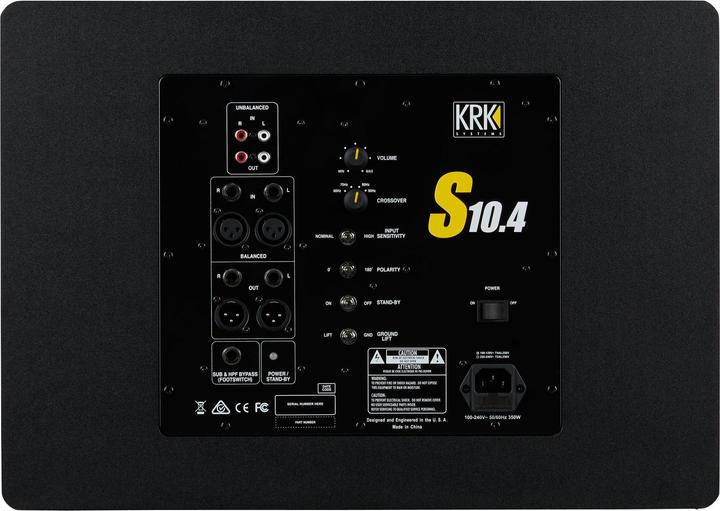 Produktbild KRK DUPLIKAT Subwoofer S10.4 10 (Aktiv, 1 Stk., 1x 160 W)